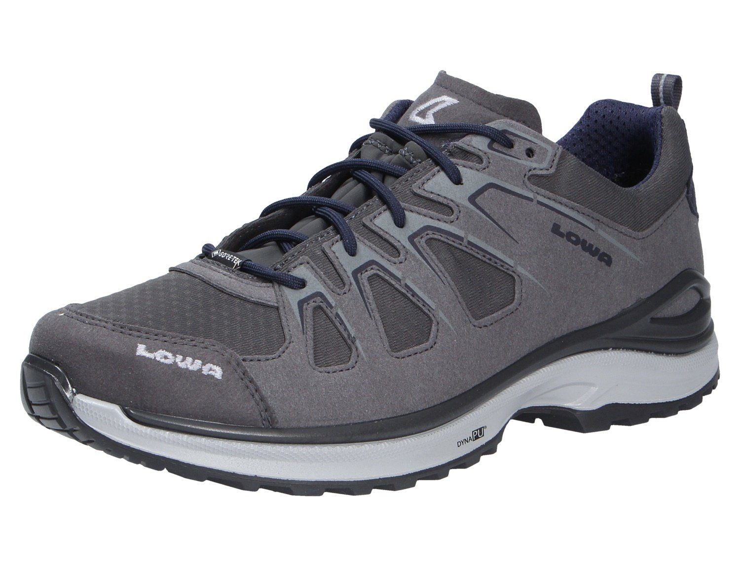 asphalt/navy Schnürschuh INNOX LO Qualität GTX Lowa EVO Robuste