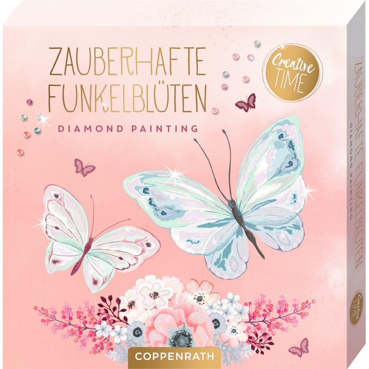 COPPENRATH DIE SPIEGELBURG Malen nach Zahlen Diamond Painting Bastelset mit 3 glitzernden Motiven, 3000+ Steine