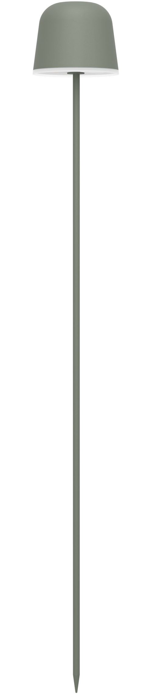 EGLO Tischleuchte MANNERA-S Tischlampe - Alu, Stahl - LED - 1,8W - IP54, Dimmfunktion, USB-Anschluss mit Ladefunktion, mehrere Helligkeitsstufen, LED fest integriert, Neutralweiß, Warmweiß, Akku Tischleuchte, Außentischleuchte, Gartenlampe, H20 x Ø7,5 cm