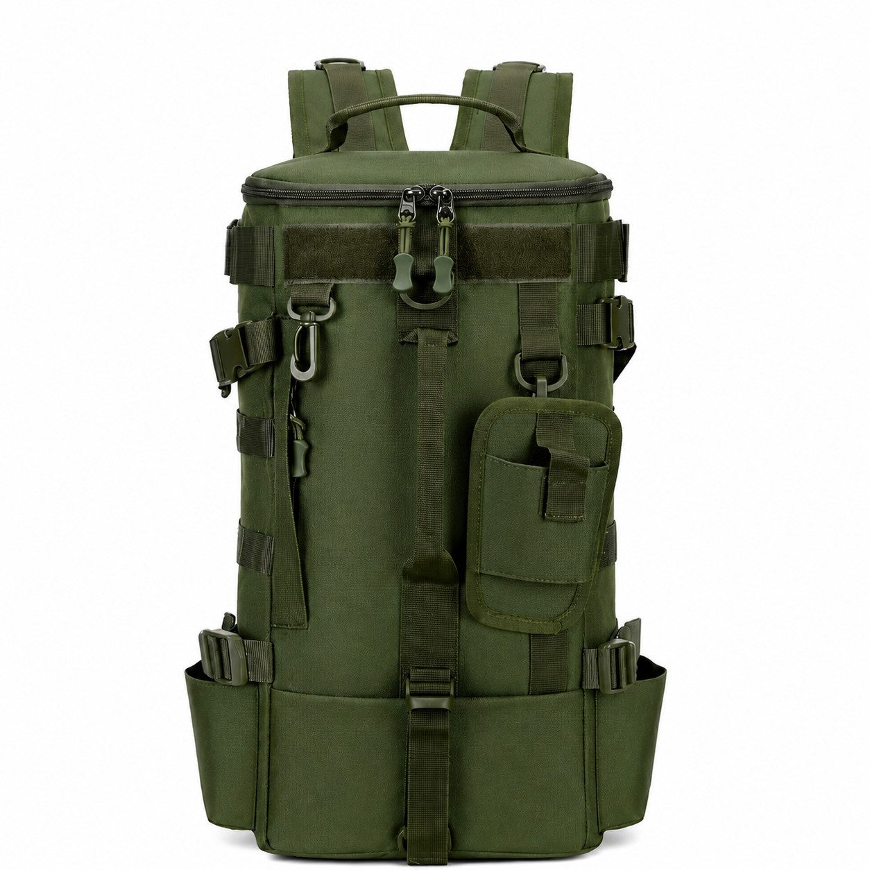 ibettertec Reiserucksack Outdoor Rucksack Multifunktionaler Trekkingrucksack mit MOLLE-System (Wanderrucksack Trekking Rucksack mit vielen Taschen, wasserdicht, Militär Rucksack), für Fitnessstudio Arbeit Camping, Herren Damen