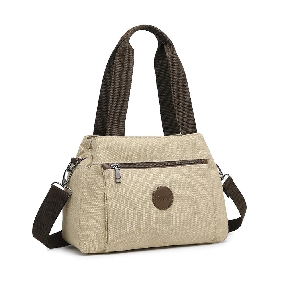 KONO Shopper Canvas Handtasche Frauen Schultertasche günstig online kaufen
