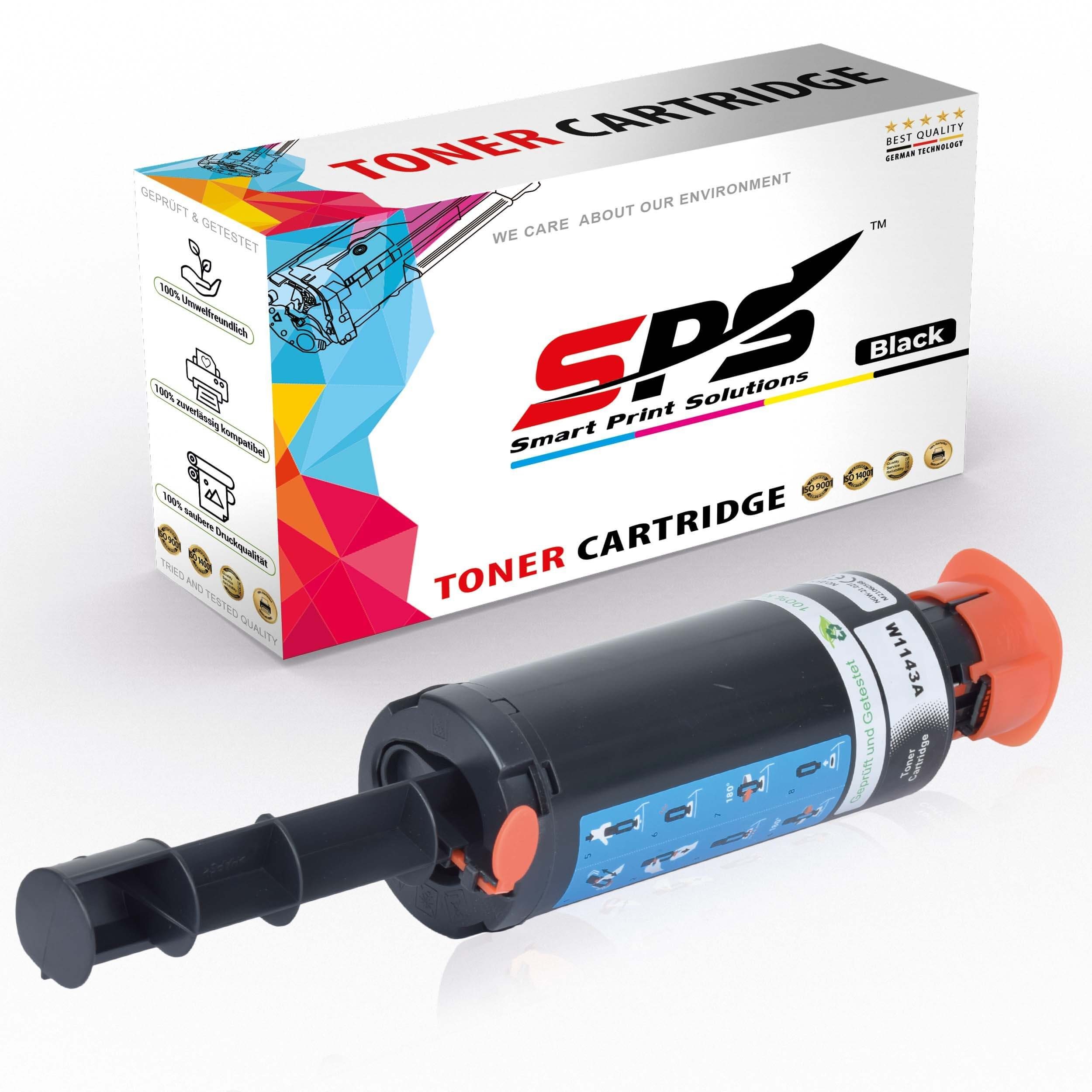 SPS Tonerkartusche Kompatibel für HP NS Laser 1001 NW (W1143A/143A) Toner-Kit Schwarz, (1er Pack)