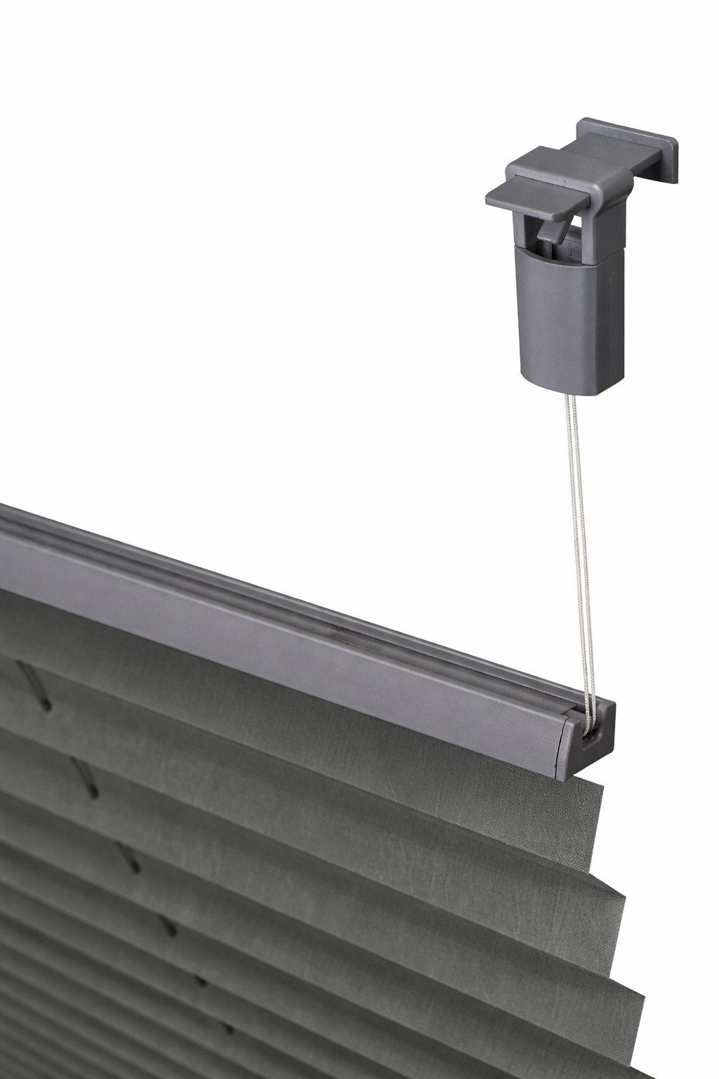 OTTO home Plissee DAHRA UNI - in Crush-Optik, ohne Bohren, Lichtschutz, Lichtschutz, ohne Bohren, verspannt, Klemmfix, Fixmaß, Klemmträger in Unifarben passend  – Bild 5 von 5