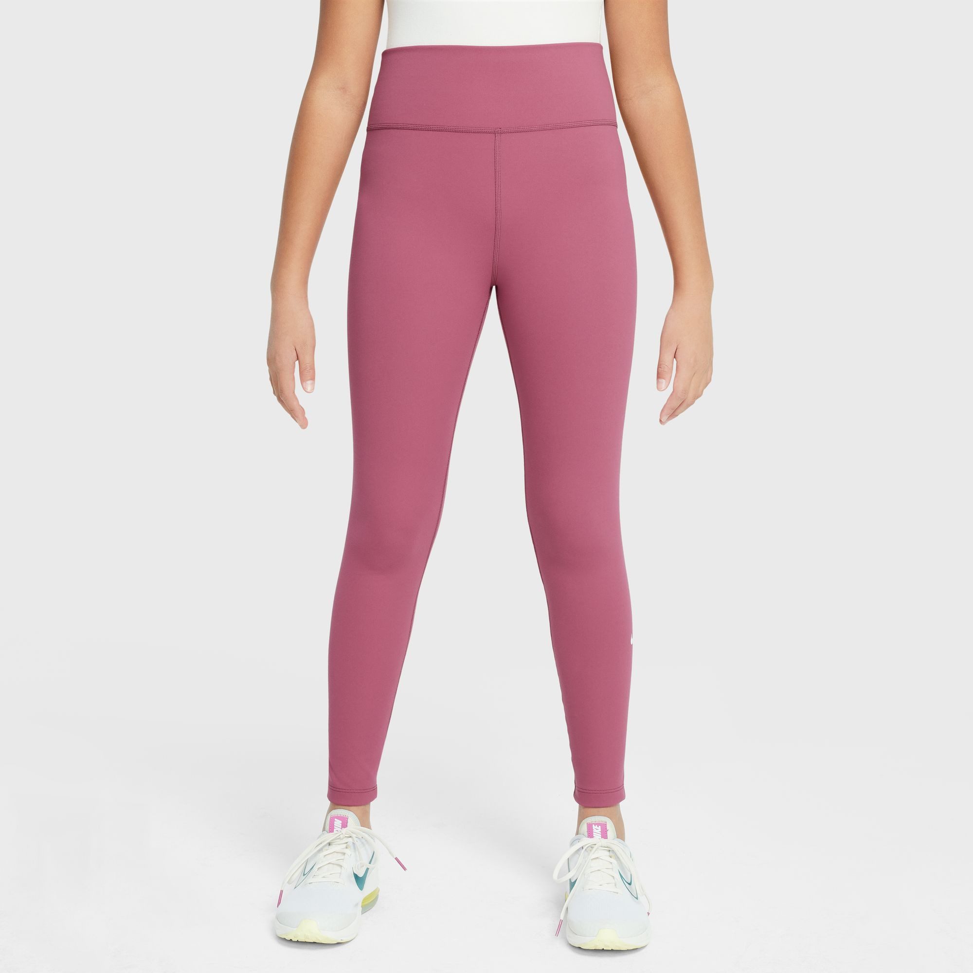 Nike Leggings G NK DF ONE TGHT mit schweißableitender Technologie, aus Polyester und Elasthan