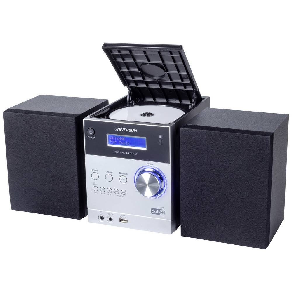 Universum Stereoanlage 221470 Stereoanlage (Akku-Ladefunktion, Inkl. Fernbedienung, Inkl. Lautsprecherbox)