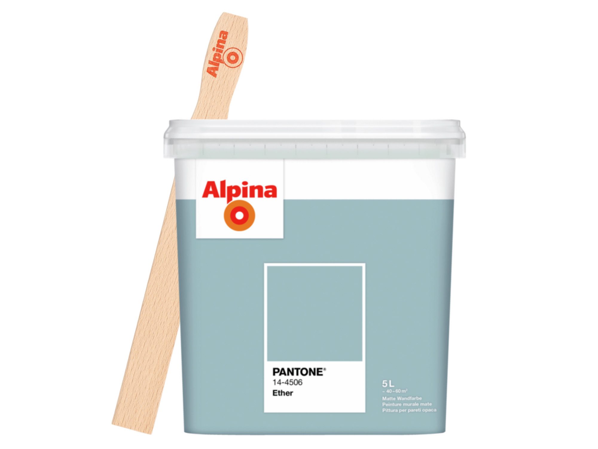 Alpina Wandfarbe Alpina PANTONE® 5L + gratis Rührholz