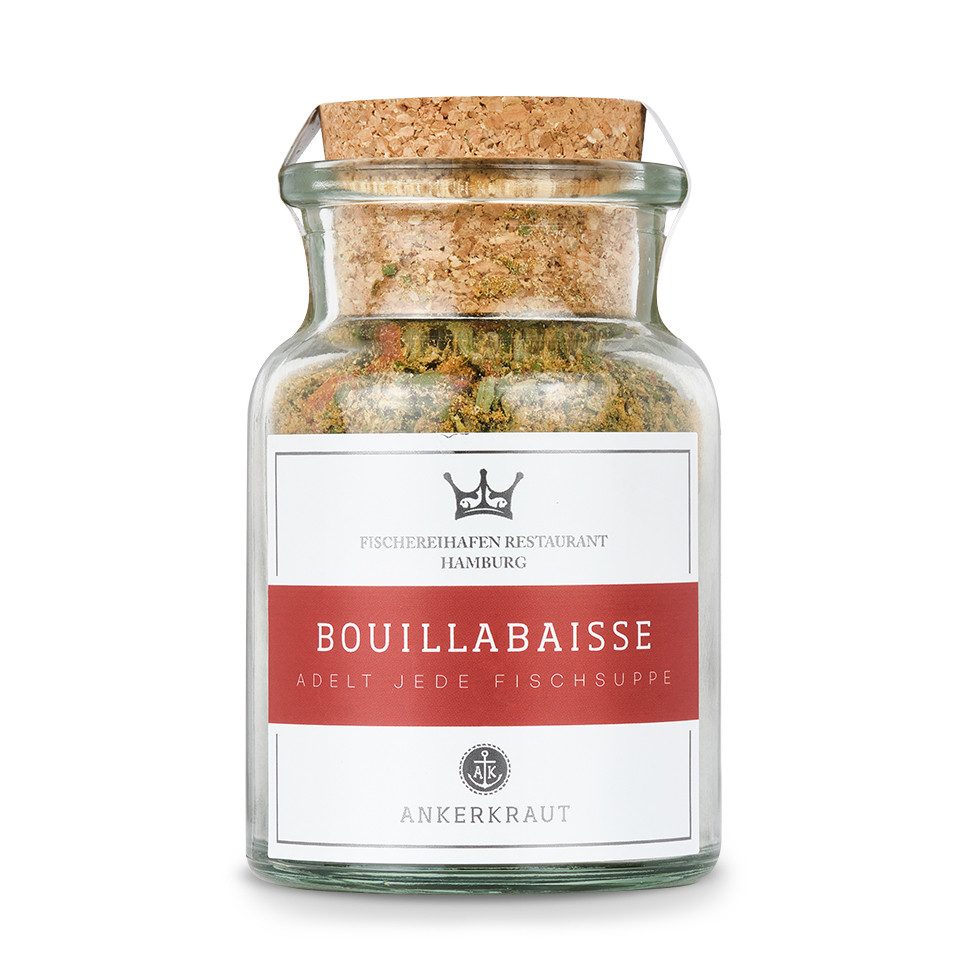 Ankerkraut Gewürz Fischereihafen Restaurant Bouillabaisse, Bouillabaisse (FHR), 80g im Korkenglas