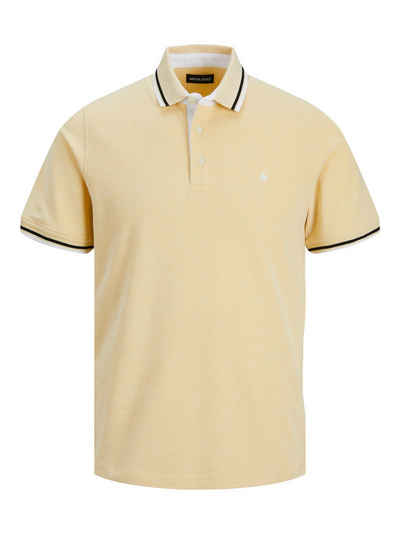 Jack & Jones Poloshirt Polo Shirt JJEPAULOS Sommer Hemd Kragen Pique Cotton (1-tlg) 3613 in Gelb-2