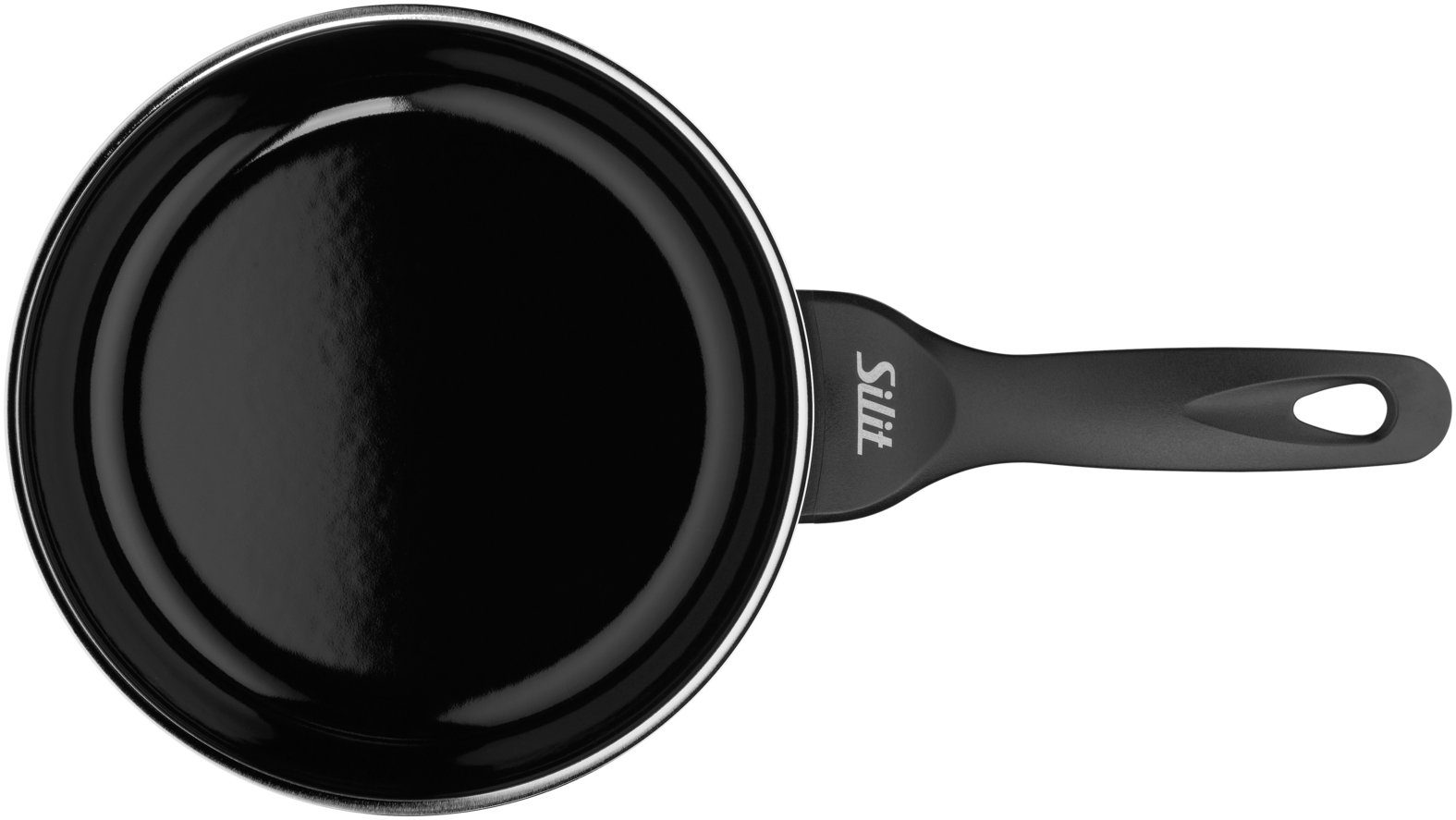 Silit Bratpfanne Silit Silargan® Professional Stielpfanne hoch, 20 cm, Black, Silargan (1-tlg., Volumen 1,28l, Höhe 4,6 cm), Professional