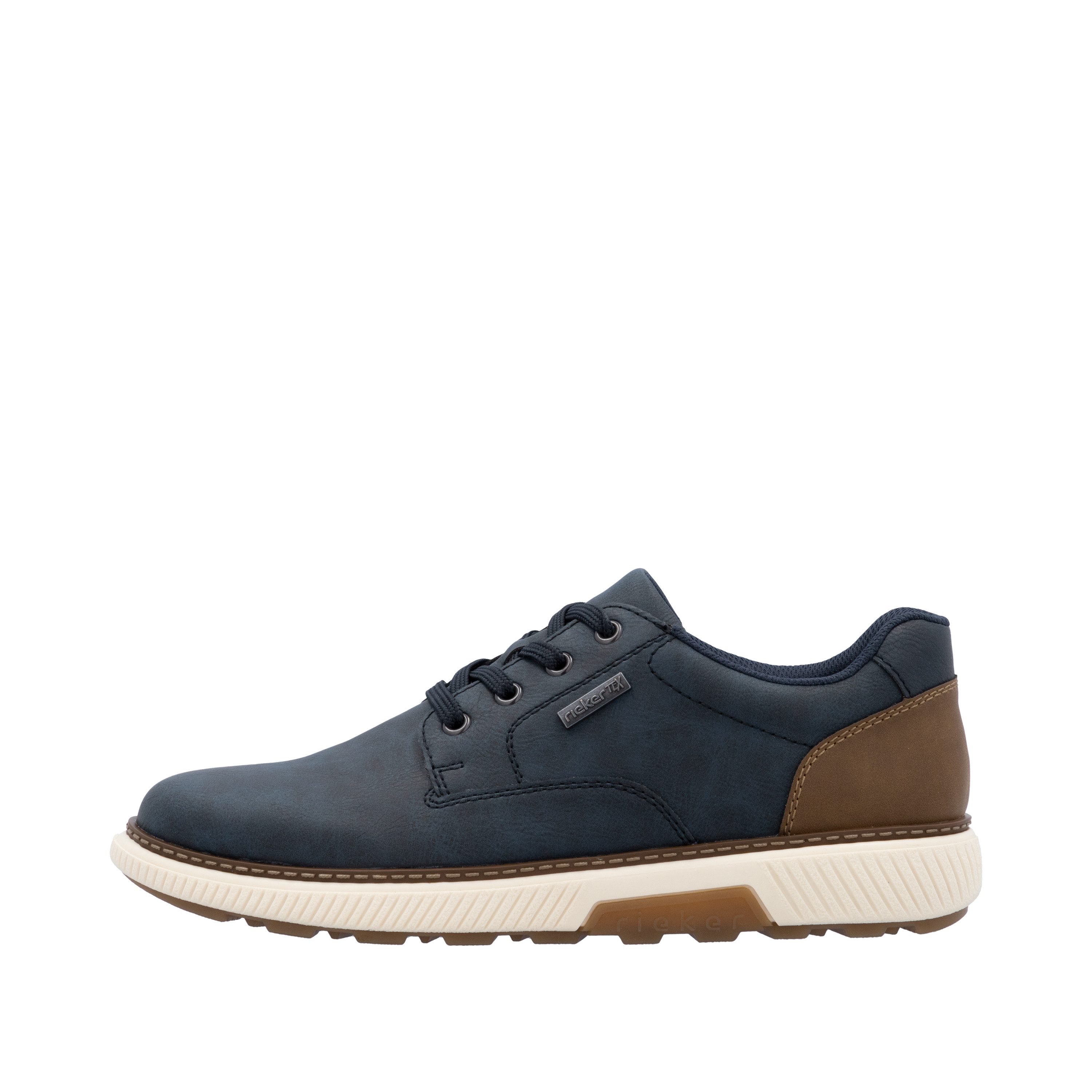 Rieker Sneaker Halbschuh, Schnürschuh, Casual Sneaker mit weichem Schaftrand, TEX