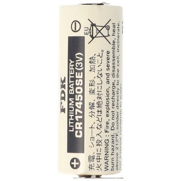 Sanyo Sanyo Lithium Batterie CR17450SE Size A, 3er Print Lötfahnen Batterie, (3,0 V)