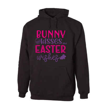 G-graphics Hoodie »Bunny kisses and Easter wishes« mit trendigem Frontprint, Aufdruck auf der Vorderseite, Spruch/Sprüche/Print/Motiv, für jung & alt