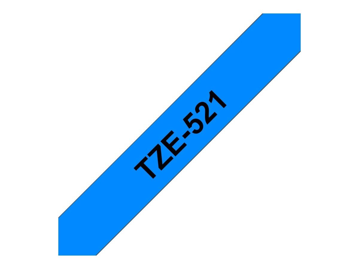 Thumbnail - Brother Beschriftungsband Tape TZE521/ blau/bk /8m/9mm/Ptouch 1000