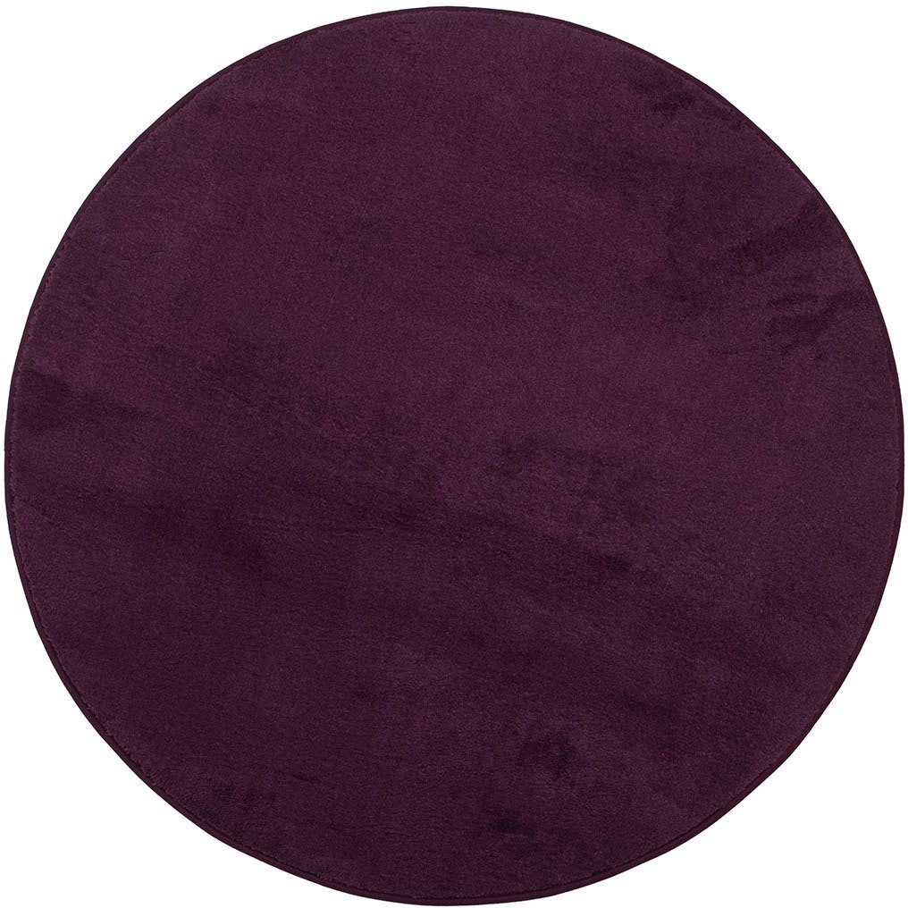 Gözze Badematte Rio Premium, Höhe 18 mm, rutschhemmend beschichtet, schnell trocknend, fußbodenheizungsgeeignet, Polyester, rund, Badteppich, Uni Farben, waschbar, rechteckig & rund erhältlich