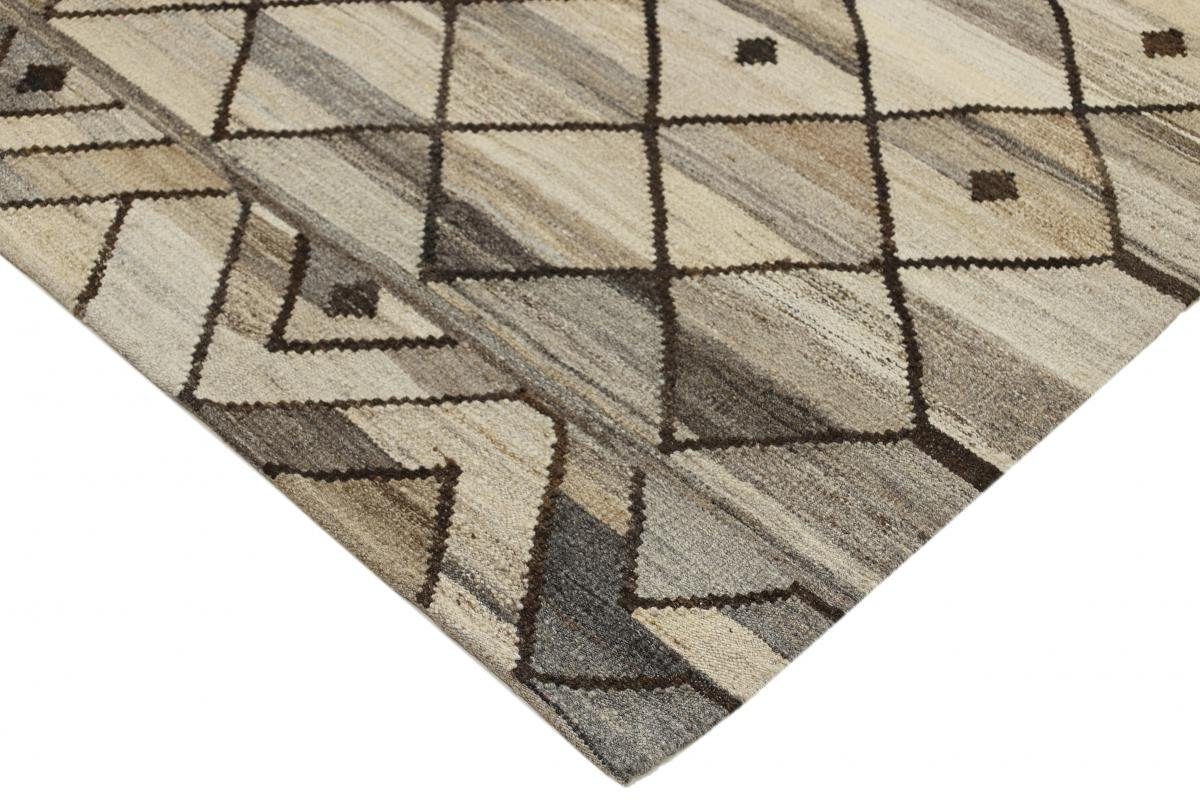 Orientteppich Kelim Berber Design Höhe: Handgewebter 209x294 Moderner 3 Trading, Orientteppich, rechteckig, mm Nain