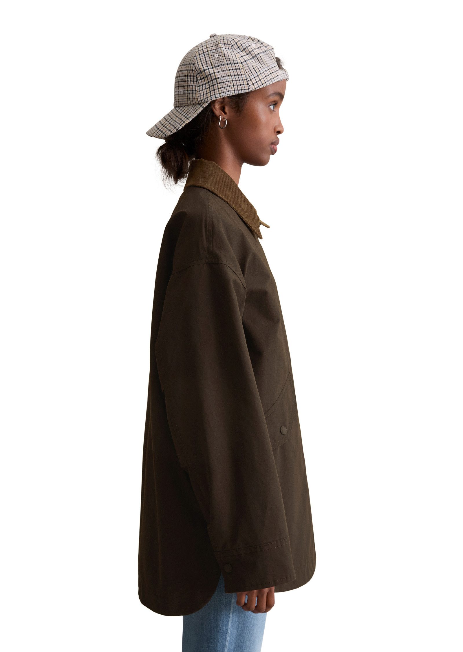 Marc O'Polo DENIM Outdoorjacke aus Cotton-Nylon-Mix günstig online kaufen