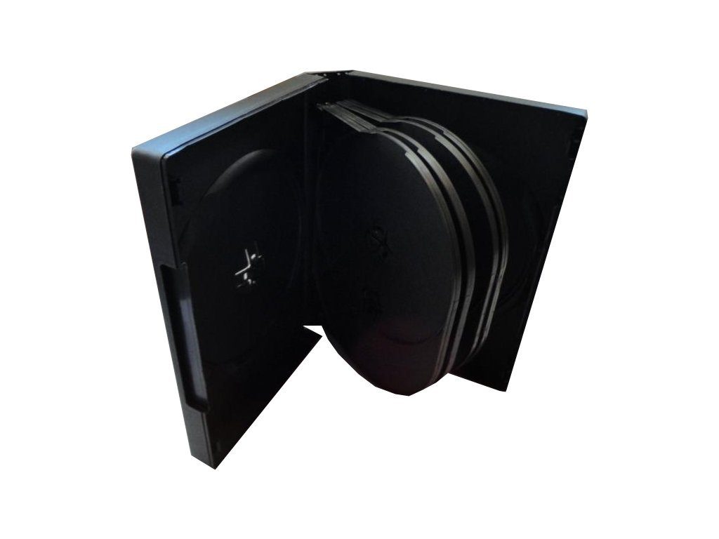 DVD-Hülle 2x 10fach 10er DVD CD Box Hüllen black