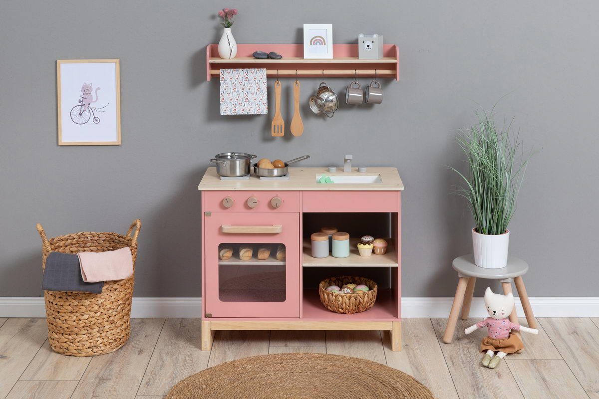 MUSTERKIND® Spielküche Magnolia, altrosa/natur