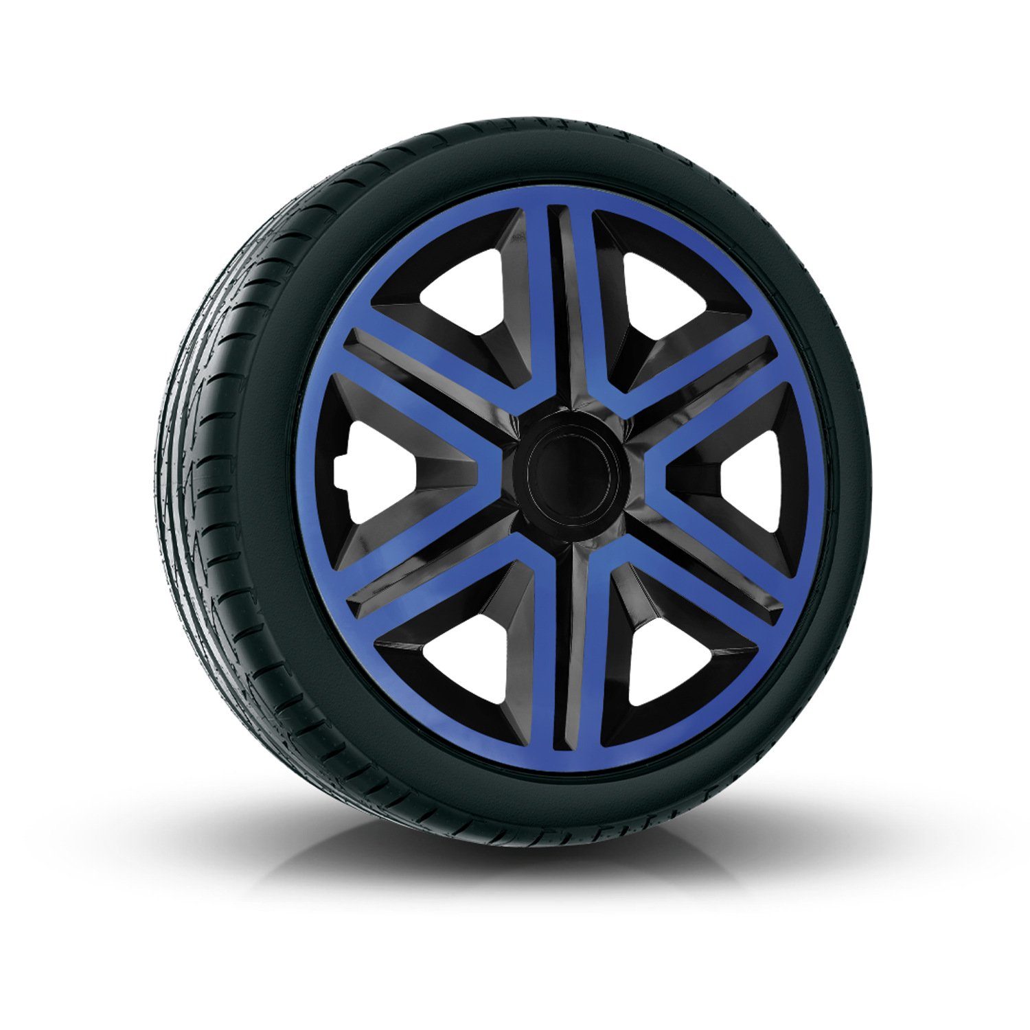 NRM Radkappen Action Doublecolor, 14 in Zoll, (4-St) 14" Radkappen Komplettset Radzierblenden
