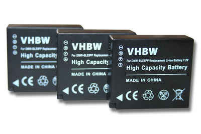 vhbw passend für Panasonic Lumix DMC-TZ81, DMC-TZ85, DMC-TZ202, DMC-TZ80, Kamera-Akku 750 mAh
