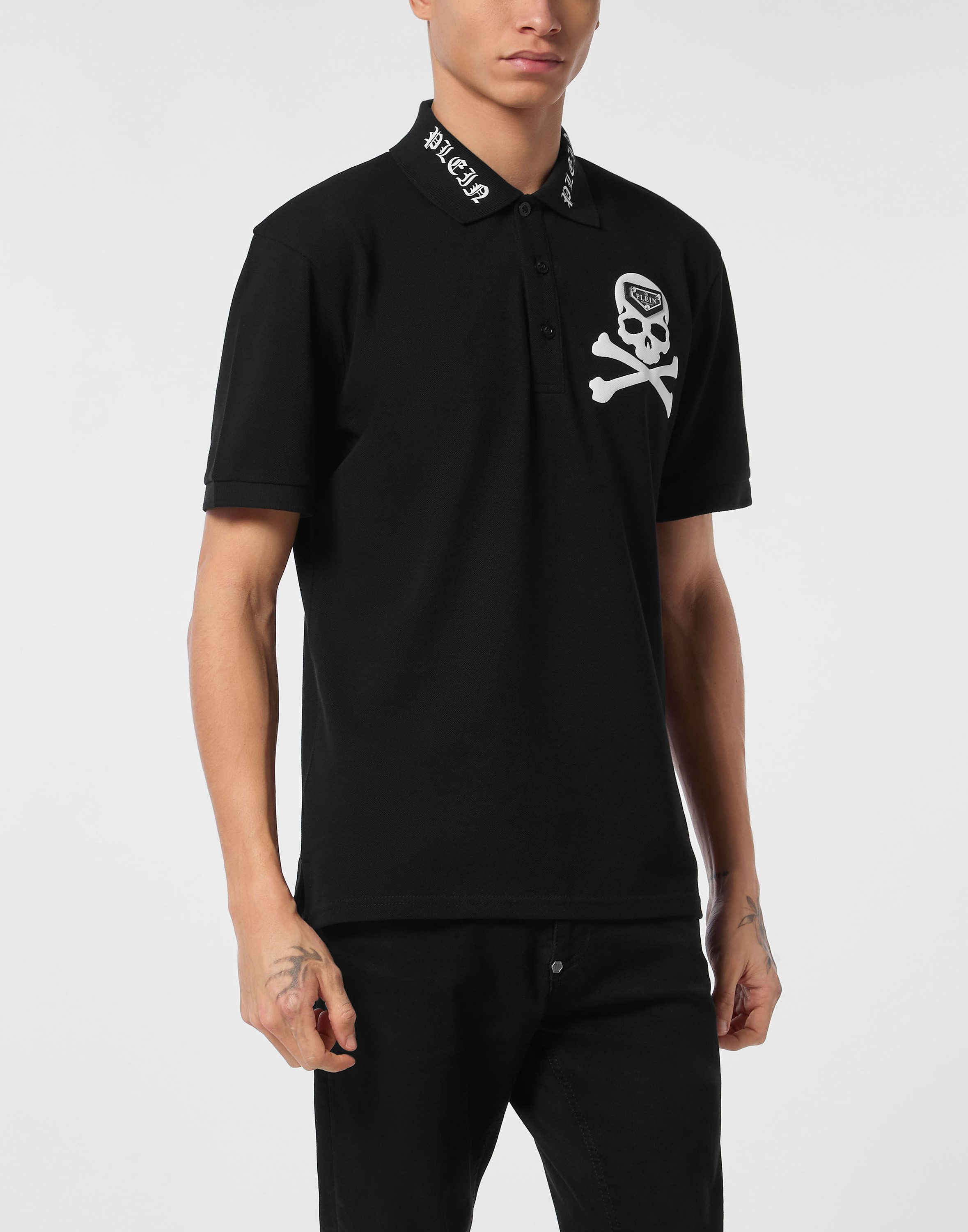 PHILIPP PLEIN Poloshirt Skull
