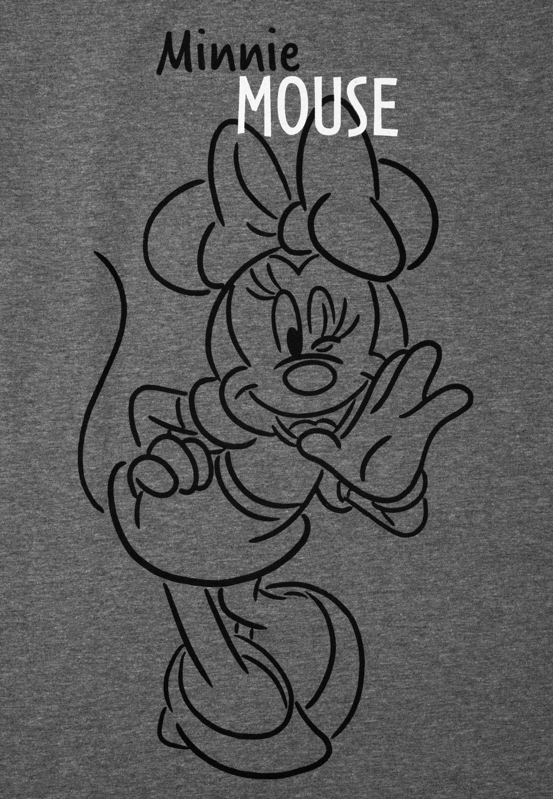 United Labels® Sweatshirt Disney - Minnie Mouse - Style - Sweatkleid Oversize-Hoodie