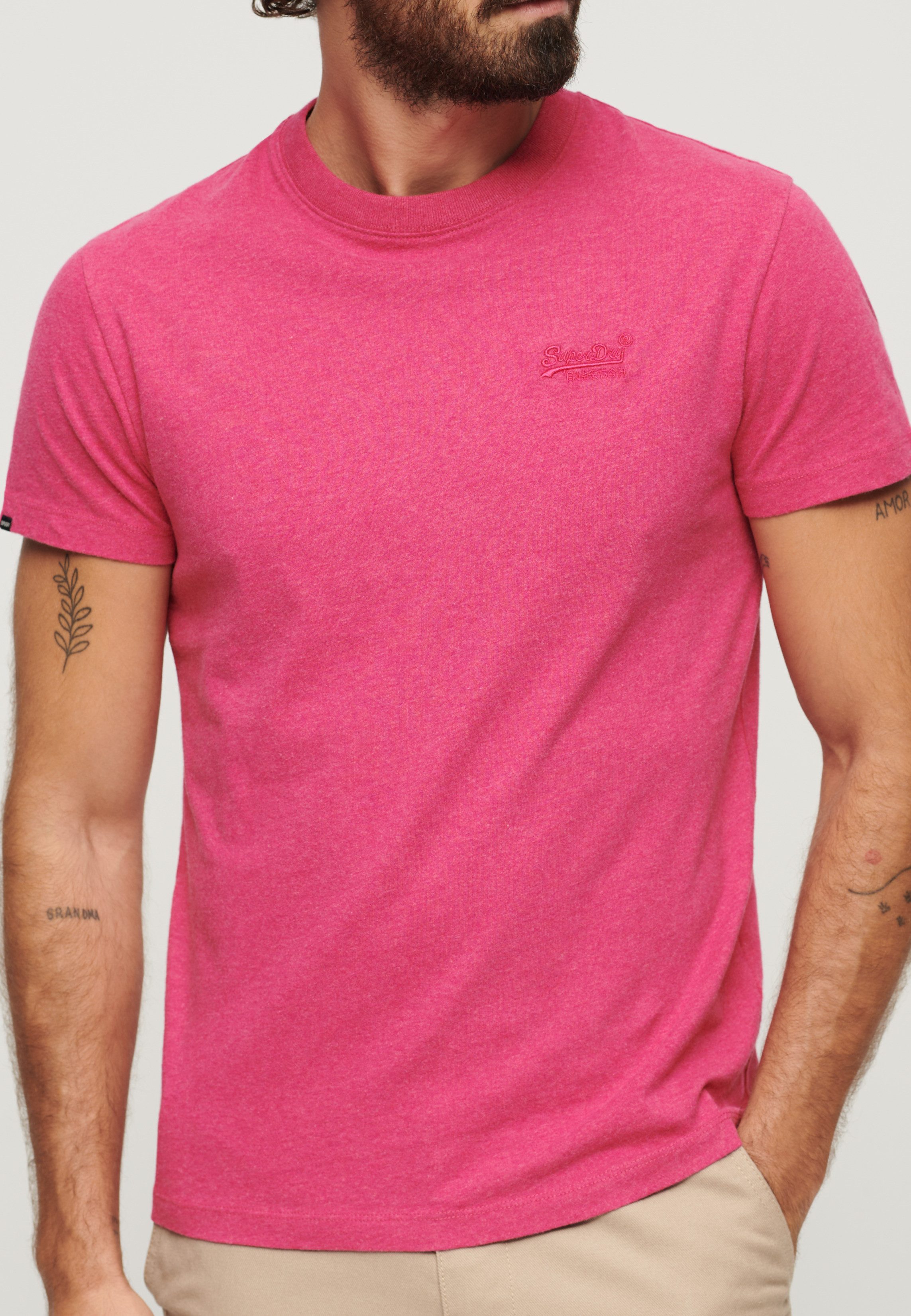 Superdry Rundhalsshirt ESSENTIAL LOGO EMB TEE günstig online kaufen