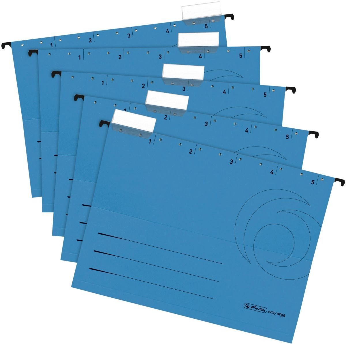 Hefter Hängemappe 230g/qm blau VE=5 Stück
