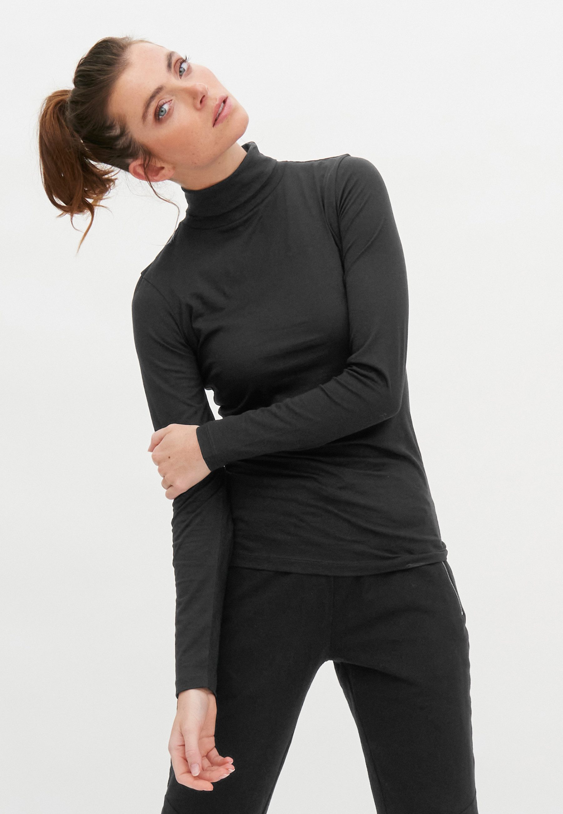 LIVING CRAFTS Rollkragenpullover NIA GOTS zertifiziert
