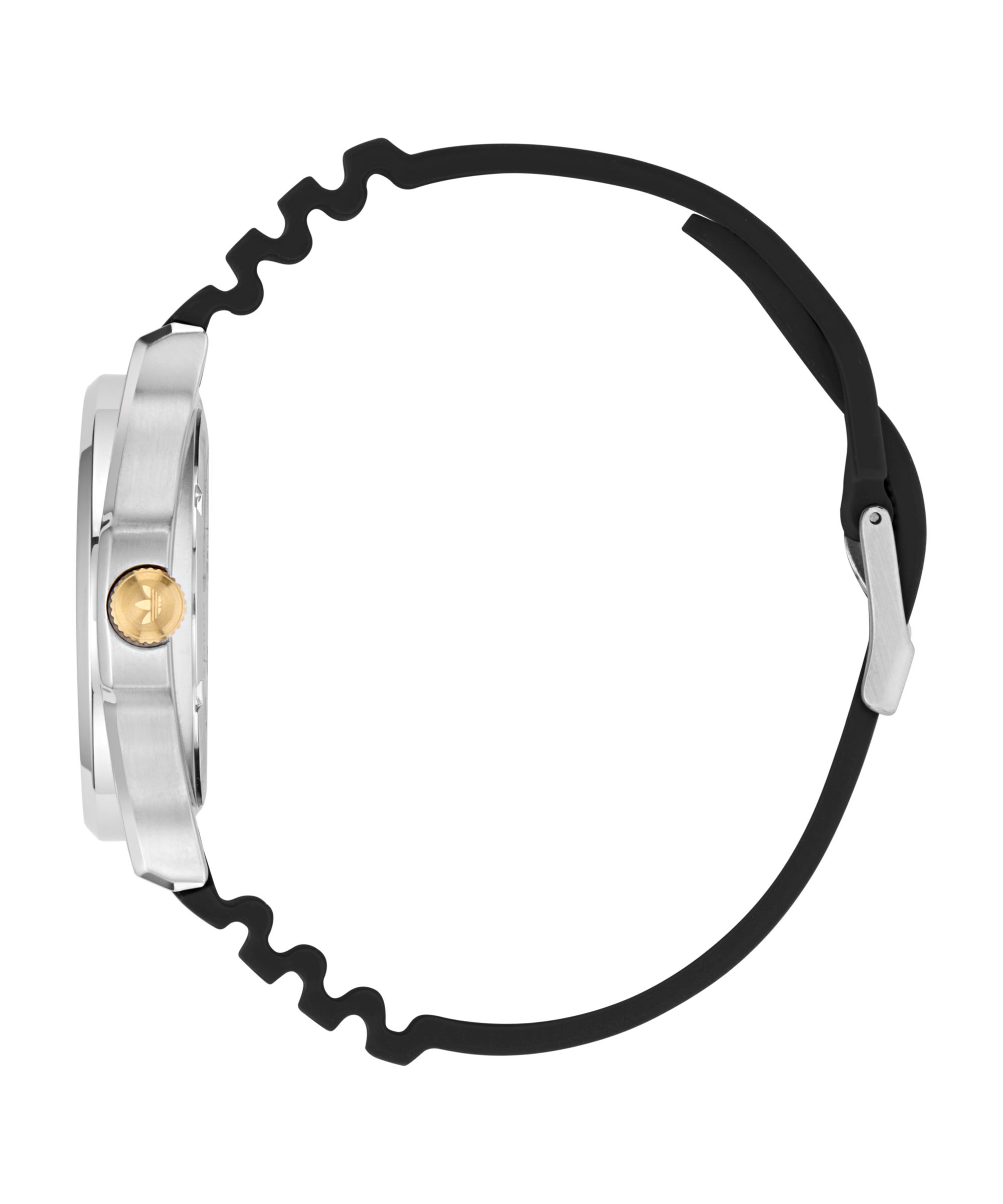 adidas Originals Quarzuhr EXPRESSION THREE AOFH255032I, Armbanduhr, Herrenuhr, Damenuhr, Silikonarmband, Leuchtzeiger