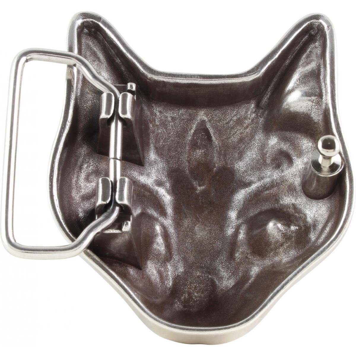 BELTINGER Gürtelschnalle Katze 4,0 cm Cat - Gürtel 40mm Gürtelschließe Wechselschließe - Buckle