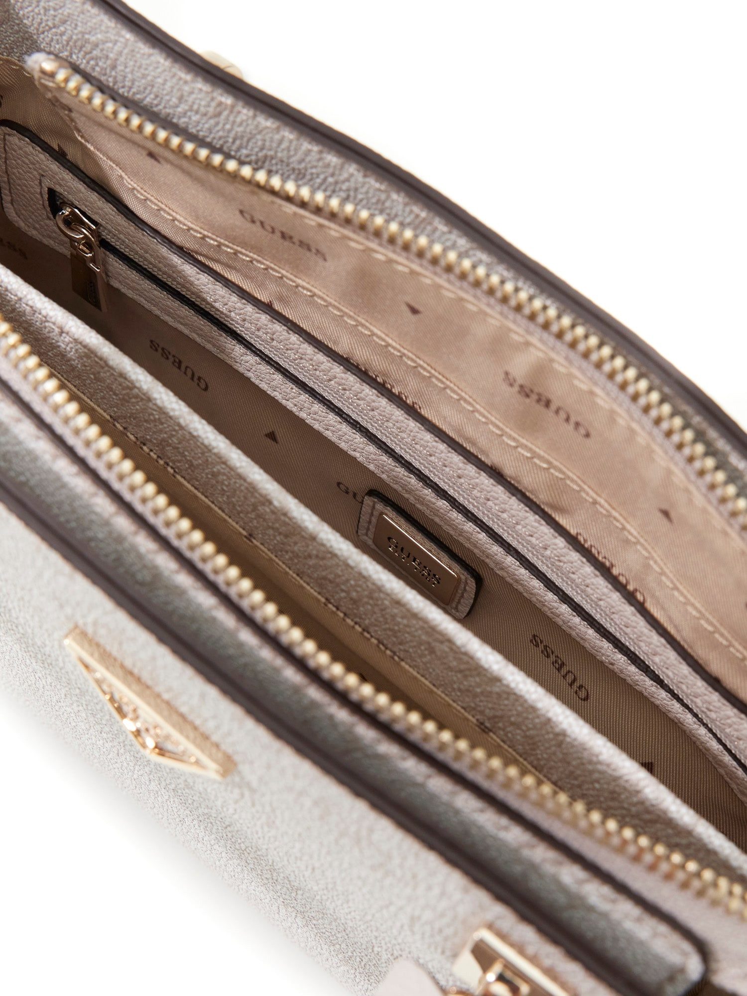 Guess Schultertasche HWBG9672050 NOELLE II SML MULTI COMP STCHL (Stück, 1), Logoschriftzug