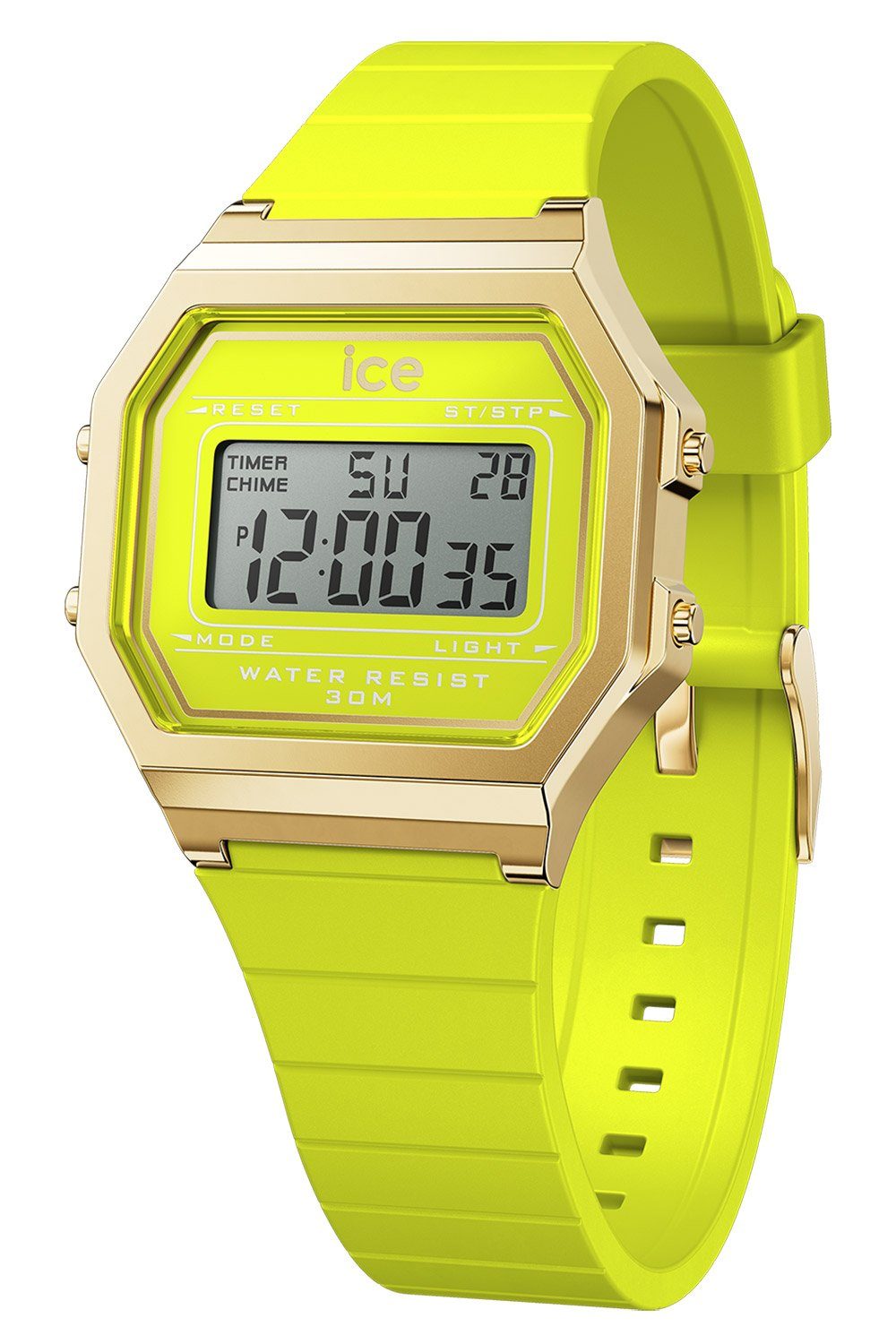 ice-watch Digitaluhr Armbanduhr ICE Digit Retro Sunny Lime S