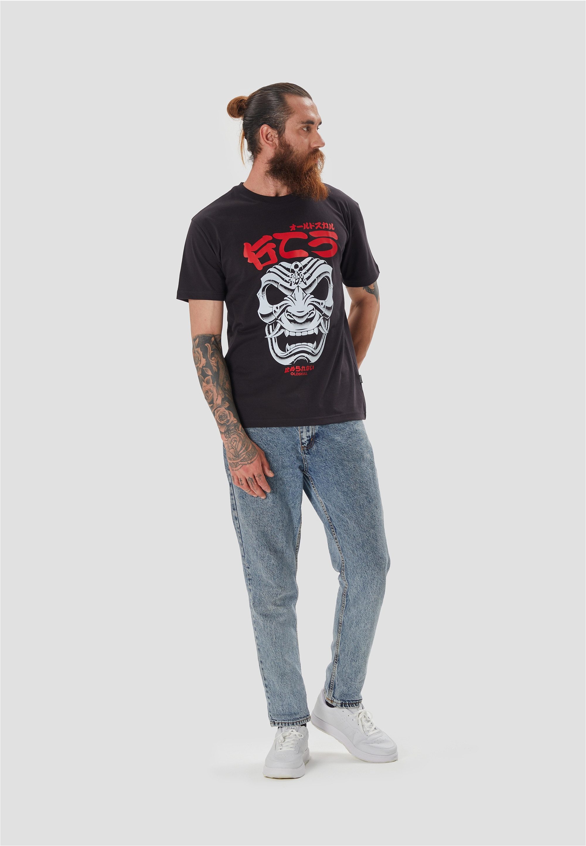 Oldskull T-Shirt Asian Mask (1-tlg) mit coolem Print günstig online kaufen