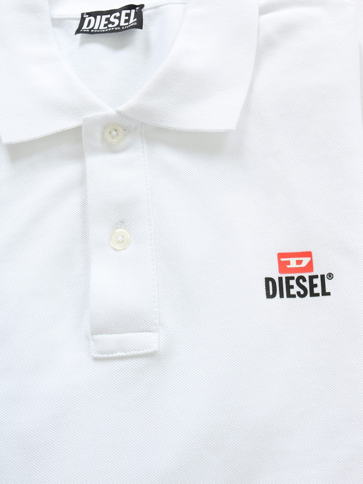 Diesel Poloshirt Slim Fit Langarmshirt aus Baumwolle Pique - T-SMITH-LS-OUT günstig online kaufen