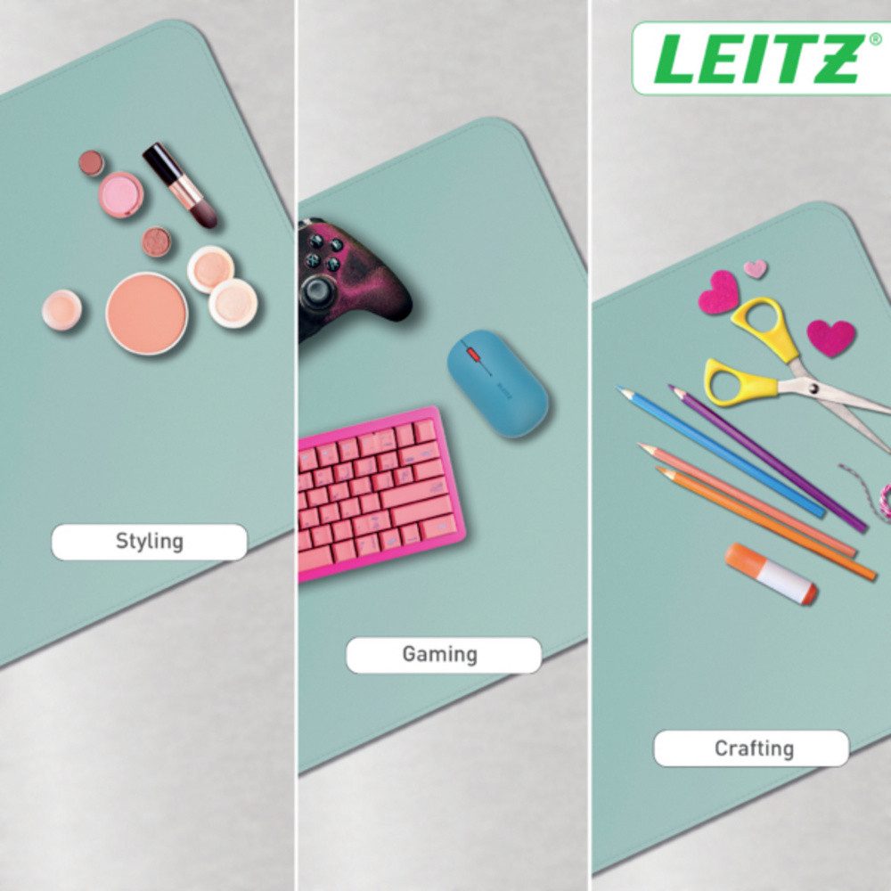 LEITZ Schreibtischunterlage Leitz 53820051 Schreibunterlage Mint (B x H) 80 cm x 40 cm 1 St. – Bild 4 von 5