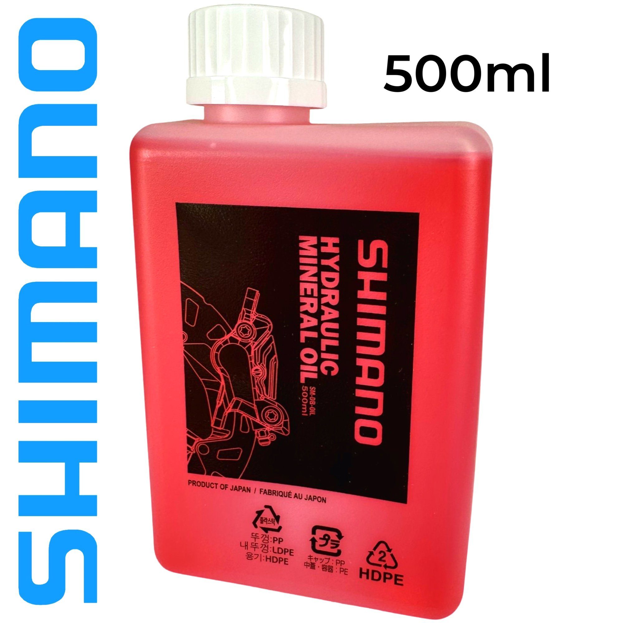 Shimano Fahrrad-Montageständer Shimano Fahrrad Scheibenbremsen Hydraulik Mineralöl Grossflasche 500ml
