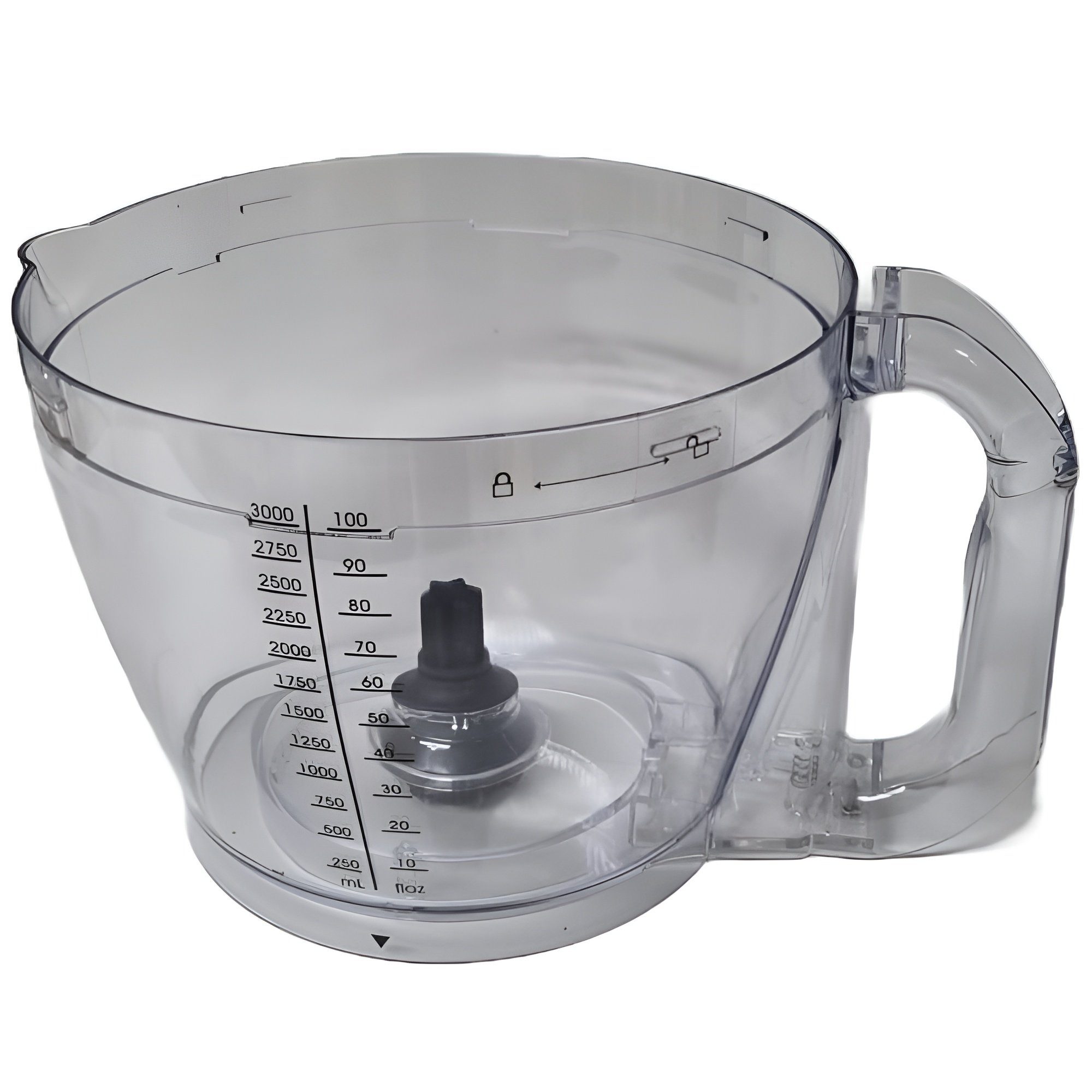 TurboTronic by Z-Line Bürste Ersatzbehälter für die Küchenmaschine TT-FP900 von TurboTronic