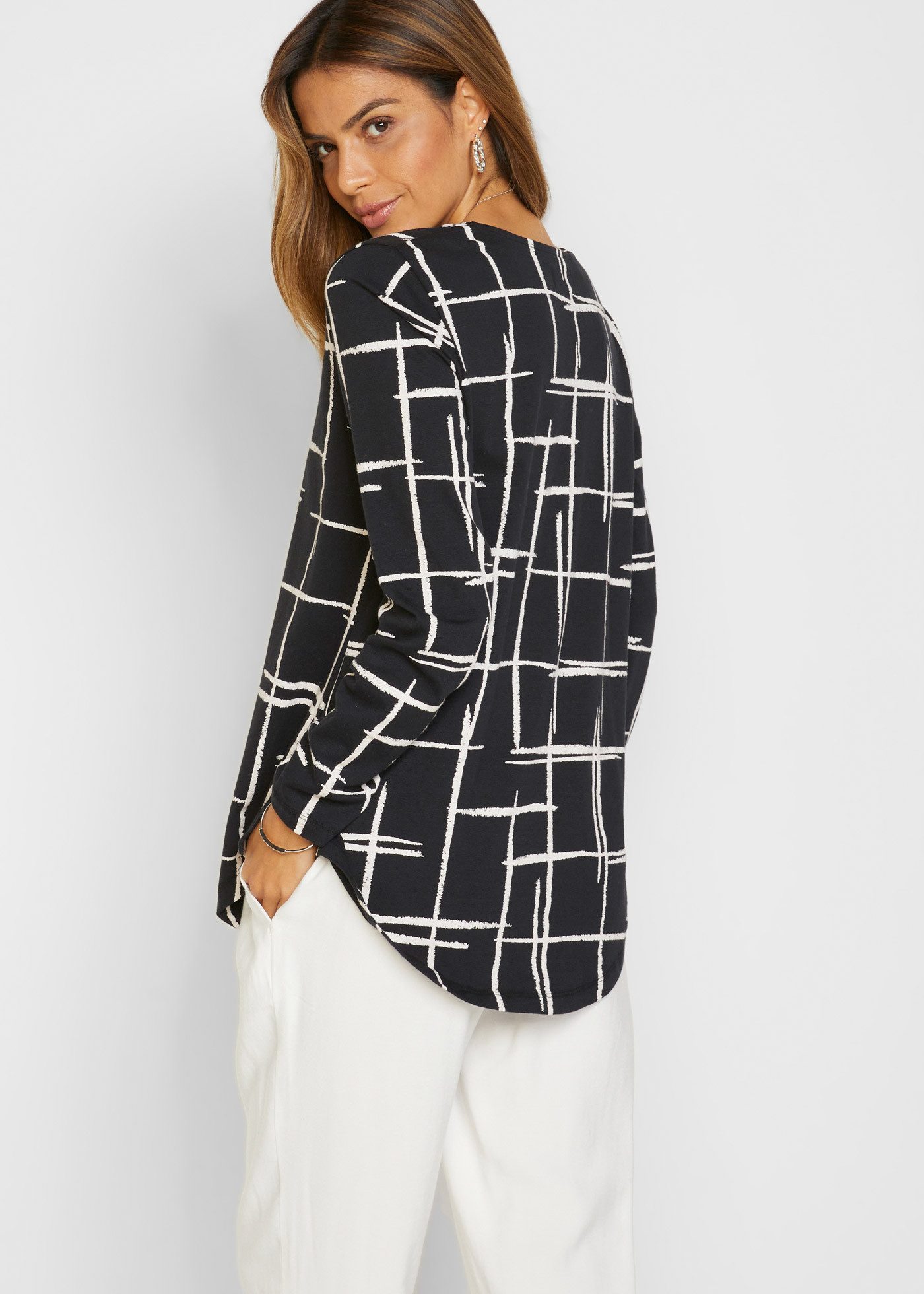 bonprix Blusenshirt Longshirt günstig online kaufen