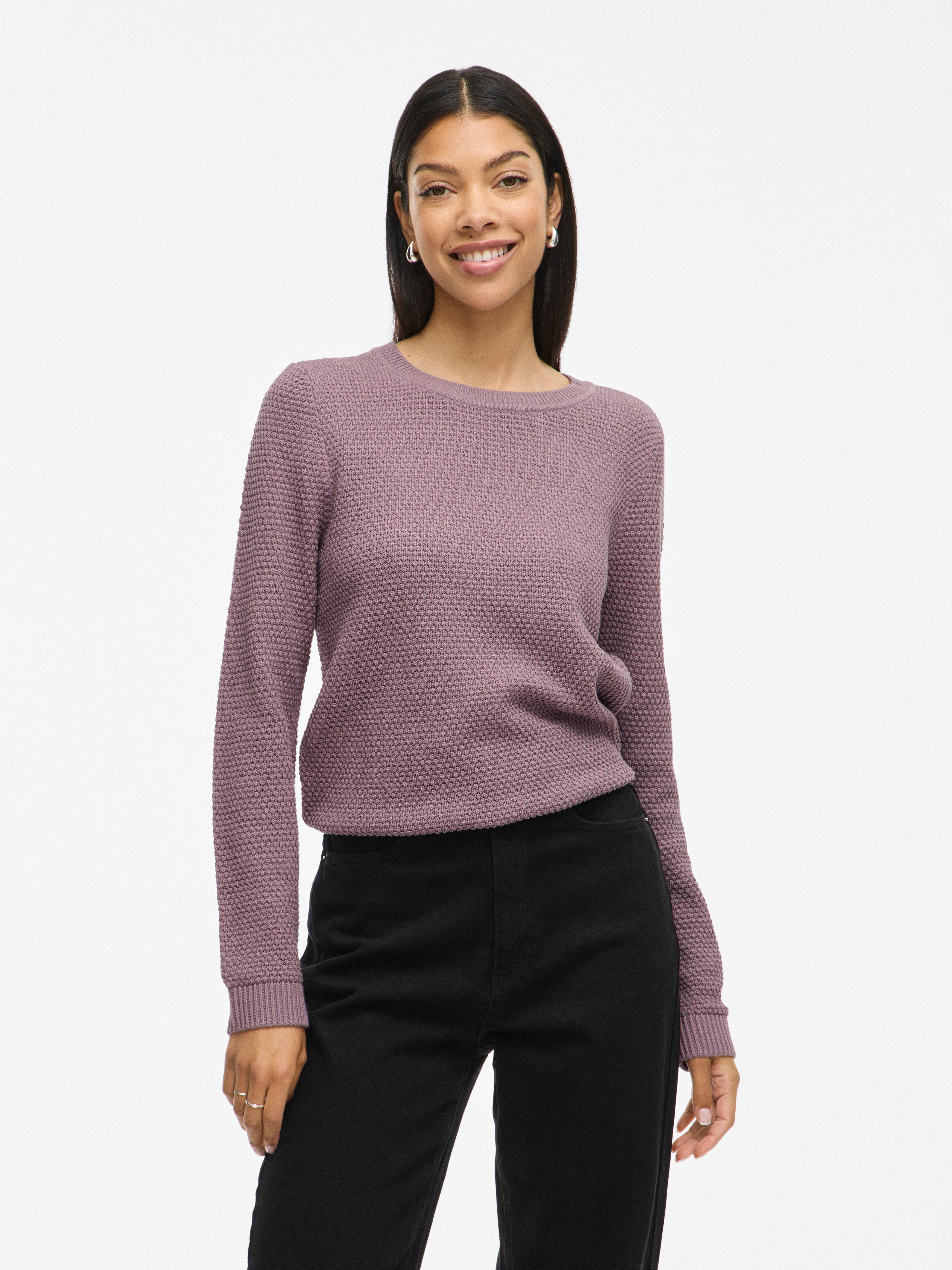 Vila Rundhalspullover VIDALO O-NECK L/S KNIT TOP- NOOS günstig online kaufen
