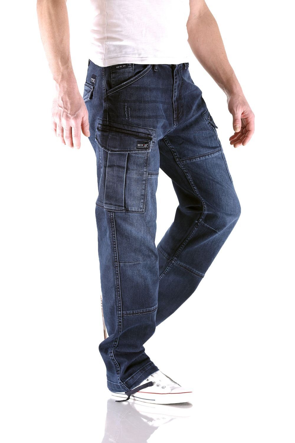 Big Seven Cargojeans Big Seven Brian Dark Ocean Cargo Herren Jeans günstig online kaufen