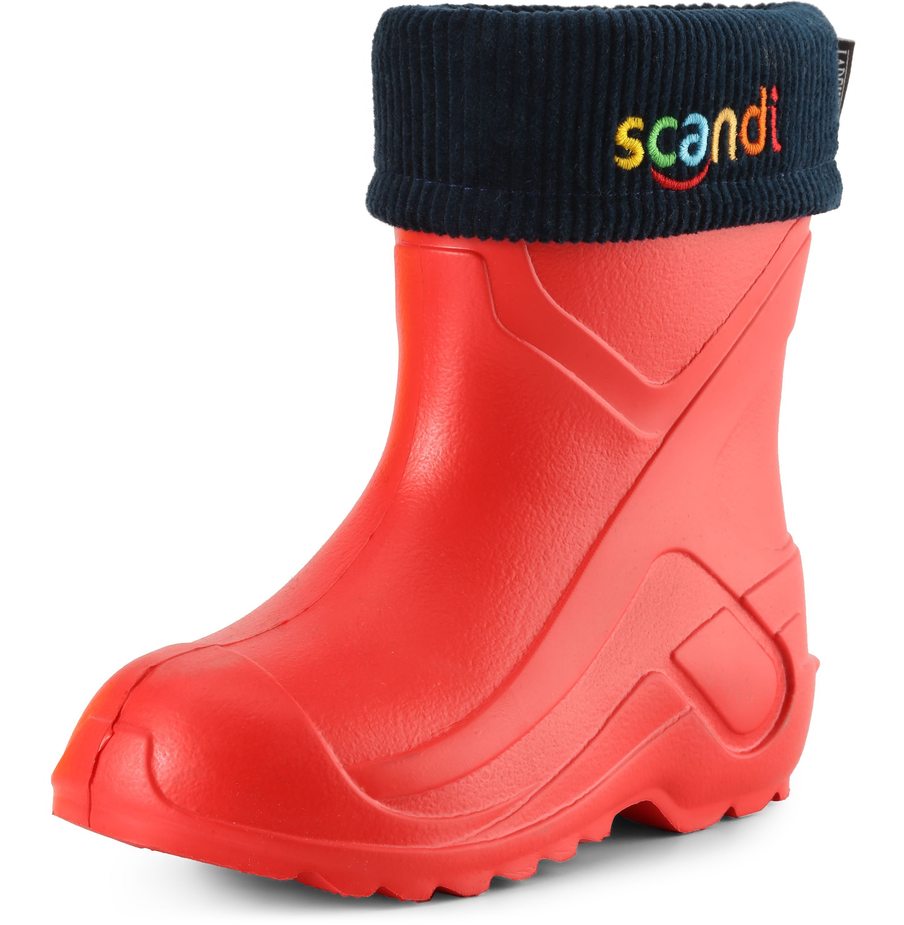 Kinder federleichte EVA Thermo Regenschuhe gefüttert LA-763 Gummistiefel