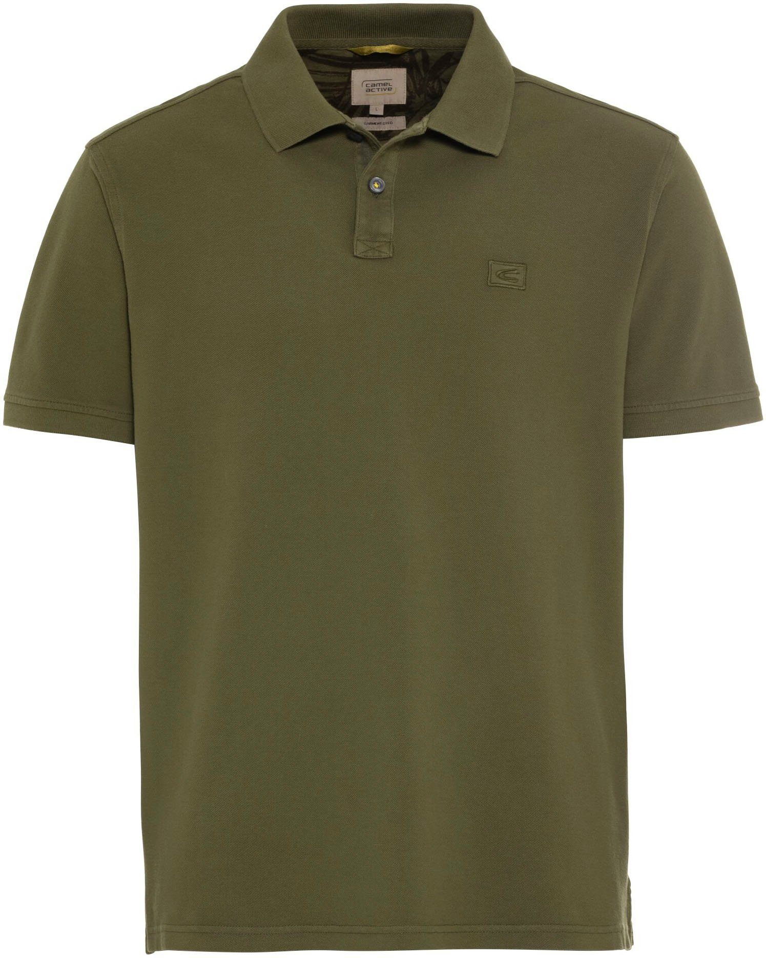 active Poloshirt camel Olive brown