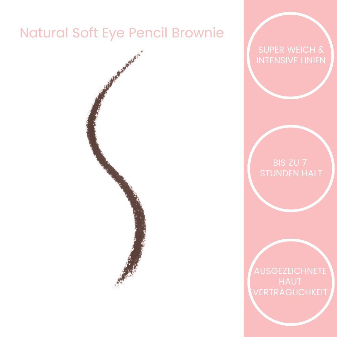 Soft Kajalstift Kajal & Natural weich Brownie natürliche ETHEREAL für Eye cremig Pencil, BEAUTY® Augen, Inhaltsstoffe,