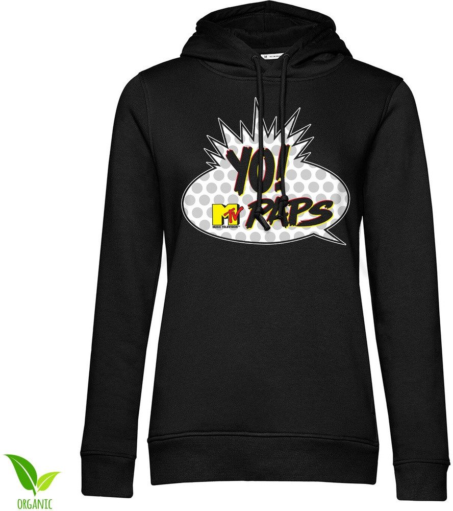 YO! RAPS MTV Kapuzenpullover Classic Logo Girls Hoodie