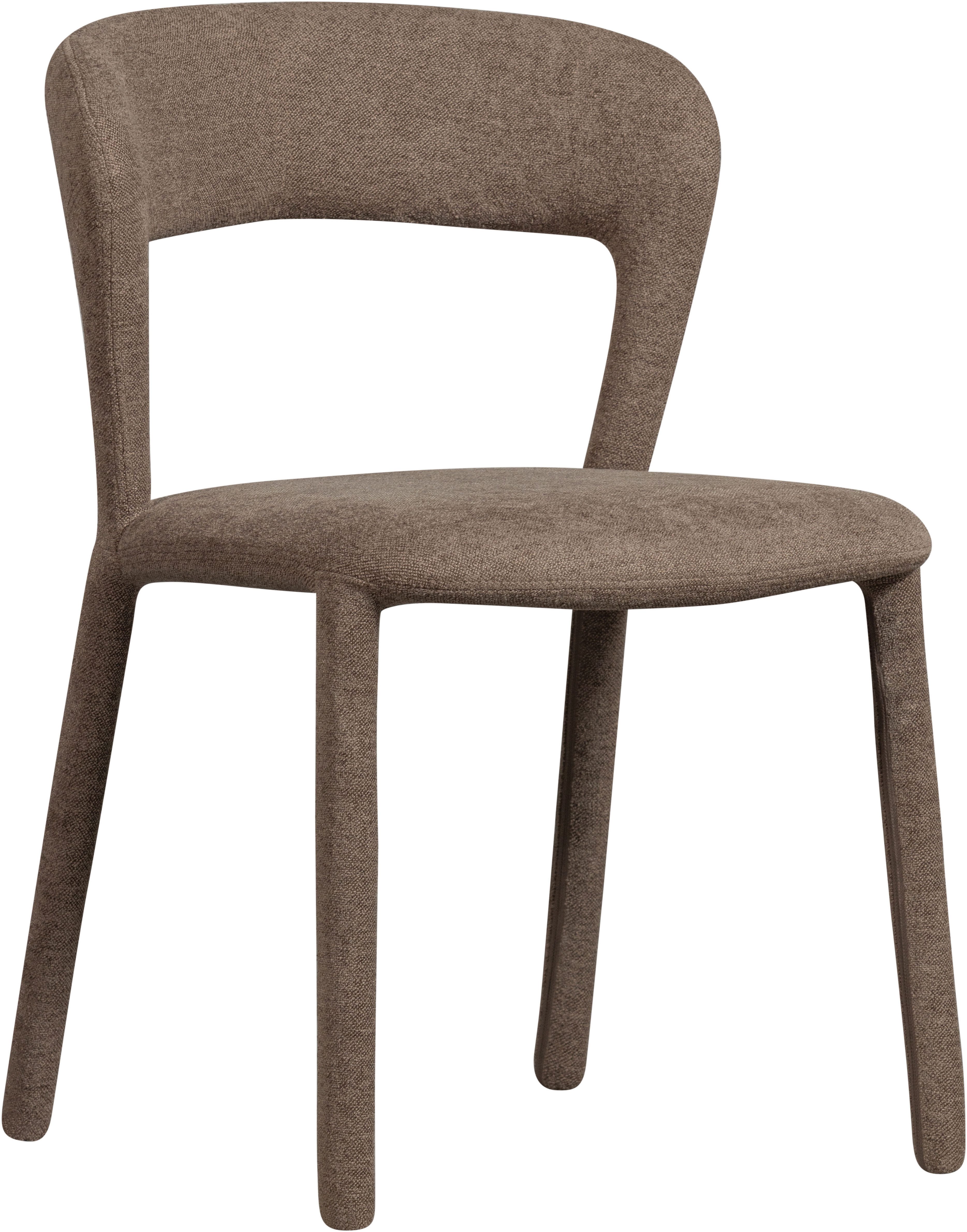 WOOOD Esszimmerstuhl Noble mit Bezug und vollgepolstertem Gestell B 51 x T 56 x H 76 cm (Set, 2 St), (Set, 2 St) Webstoff, Tragkraft 120 kg, Hohe Verschleißfestigkeit