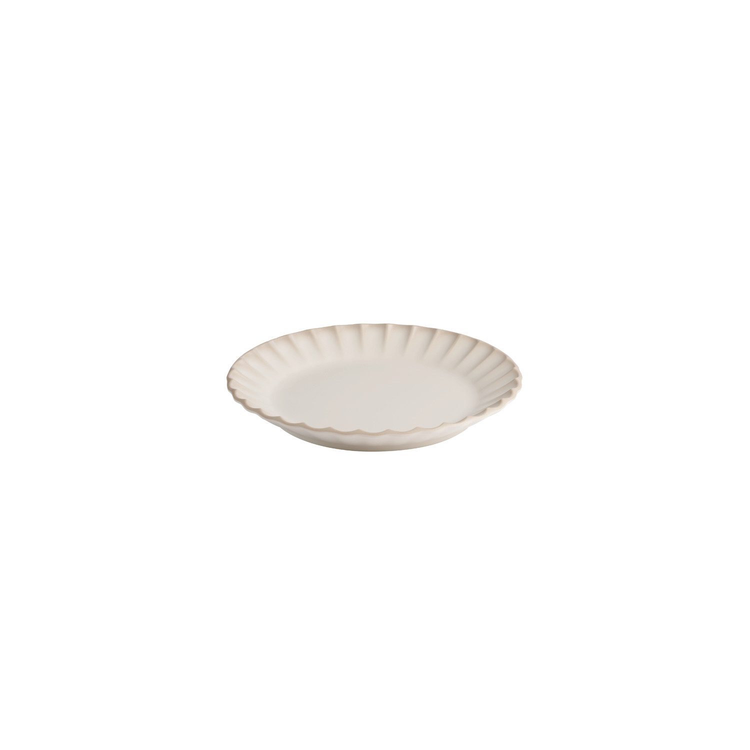 APS Teller ARUMI, (1 St), H: 3 cm, Melamin, weiß / beige
