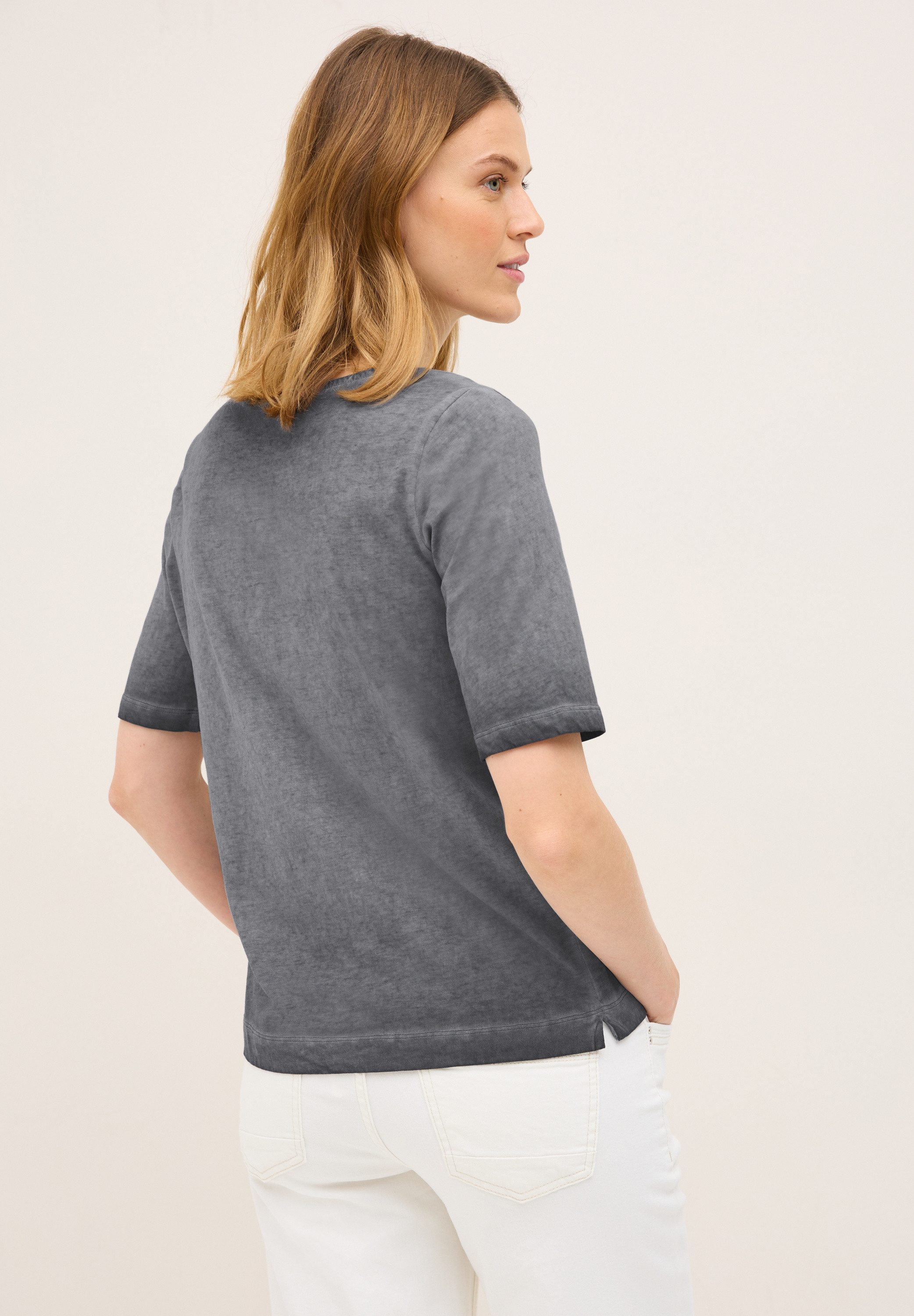 Cecil V-Shirt, aus reiner Baumwolle günstig online kaufen