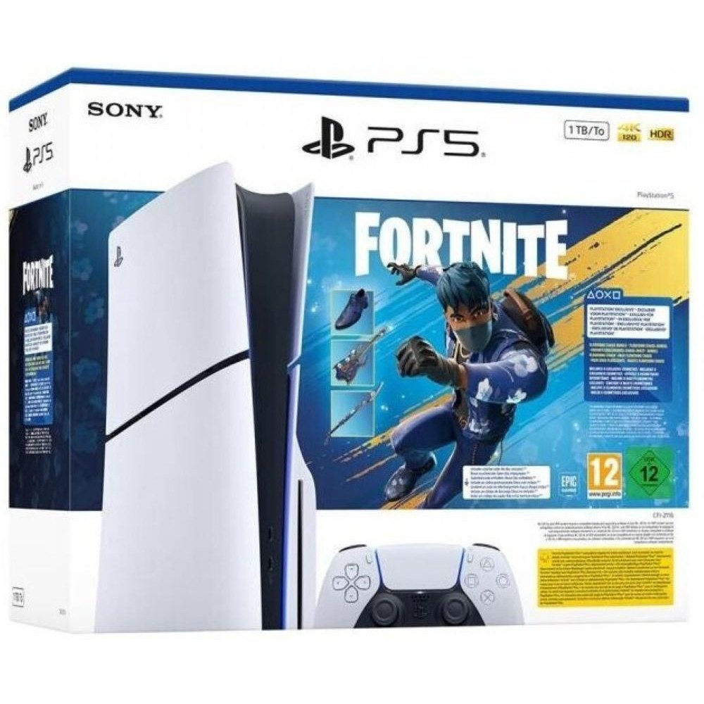 Sony PlayStation 5 Slim Disc Edition 1 TB & Fortnite Flowering Chaos