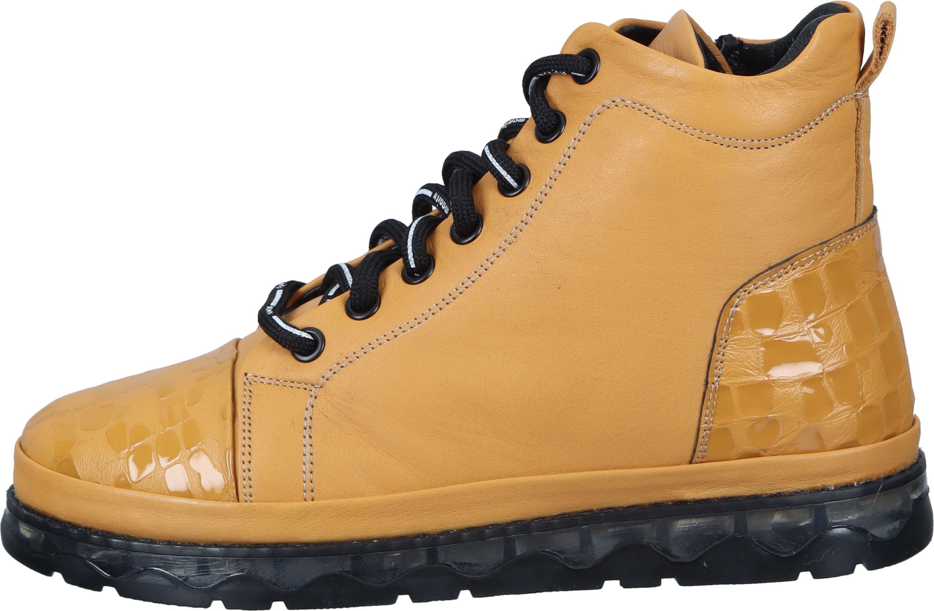 Manitu Stiefeletten Schnürstiefelette aus Lack günstig online kaufen